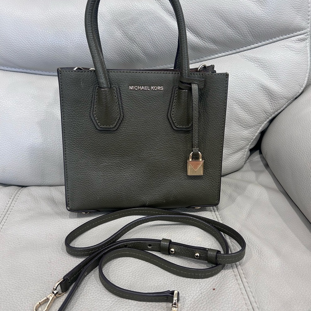 Michael Kors Black Mini Bag with Structured Design